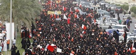 احتجاجات بالبحرين عشية فورمولا 1