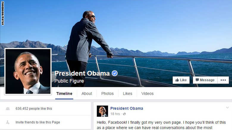 باراك أوباما يطلق صفحته الخاصة على فيسبوك.. كيف استقبله مؤسس الموقع؟