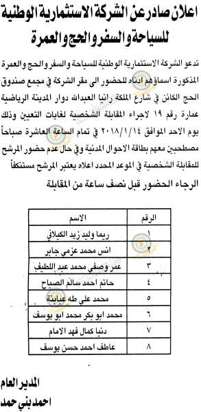 مدعوون للتعيين ووظائف في مختلف الوزارات - أسماء