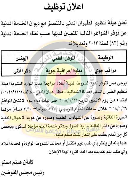 وظائف شاغرة ومدعوون للتعيين في مختلف الوزارات - رابط التقديم+ أسماء