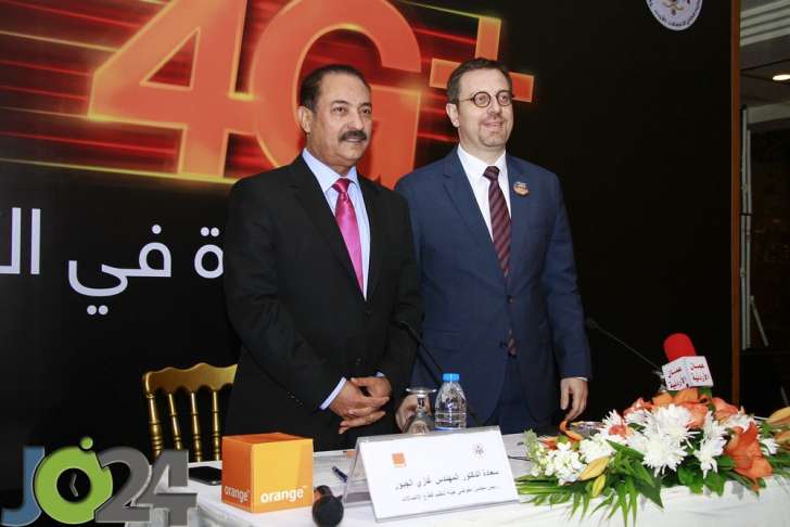 Orange الأردن تطلق رسميا خدمات الجيل الرابع المتقدم 4G+,4.5G - صور