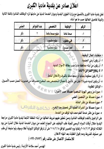 وظائف شاغرة ومدعوون للتعيين في مختلف الوزارات - أسماء