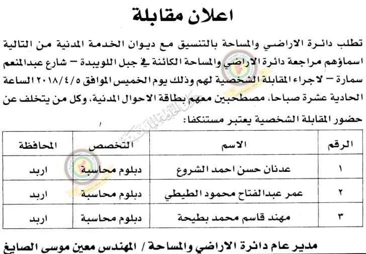 مدعوون للتعيين في مختلف الوزارات - أسماء