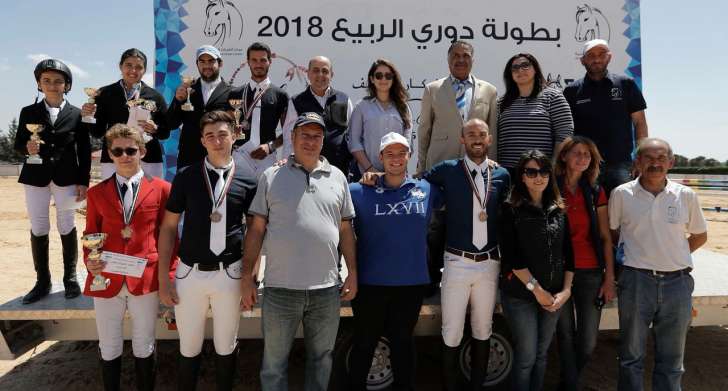 العريان للفروسية يختتم منافسات الجولة السادسة من دوري الربيع - صور