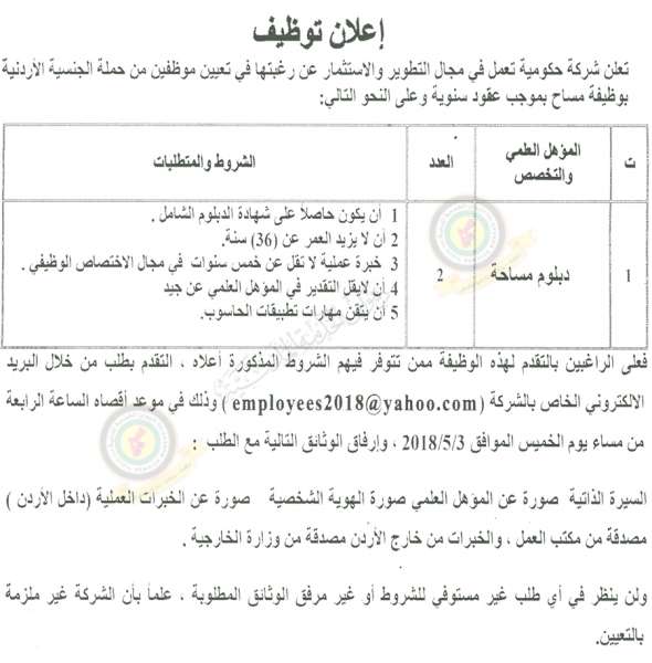 الخدمة المدنية يعلن عن وظائف شاغرة في مختلف الوزارات - تفاصيل