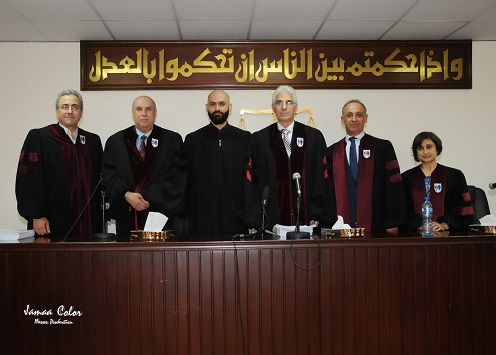  سلام الربضي يناقش اطروحة دكتوراه