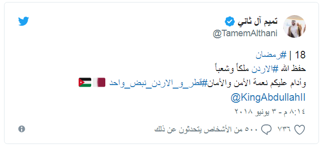ما حقيقة التغريدة التي نسبها موقع صحيفة الرأي لأمير قطر؟