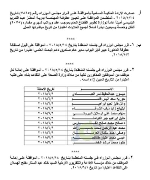 احالات واسعة على التقاعد في التربية و مختلف الوزارات - اسماء 