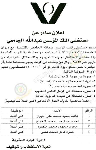 وظائف شاغرة ومدعوون للتعيين في مختلف الوزارات - أسماء