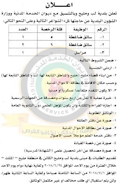 وظائف شاغرة ومدعوون للتعيين في مختلف الوزارات - أسماء