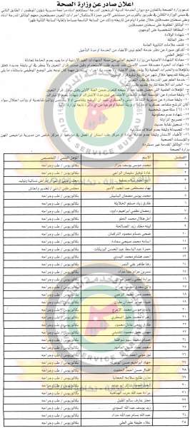 وظائف شاغرة ومدعوون للتعيين في مختلف الوزارات - أسماء