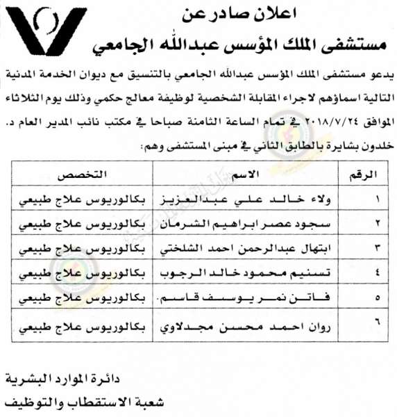 وظائف شاغرة ومدعوون للتعيين في مختلف الوزارات - أسماء