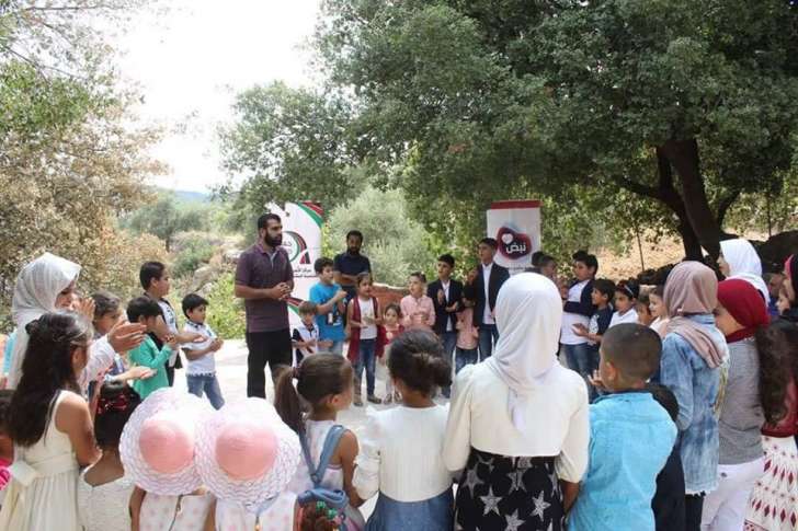 عجلون : تخريج طلبة النادي الصيفي في عين البستان 