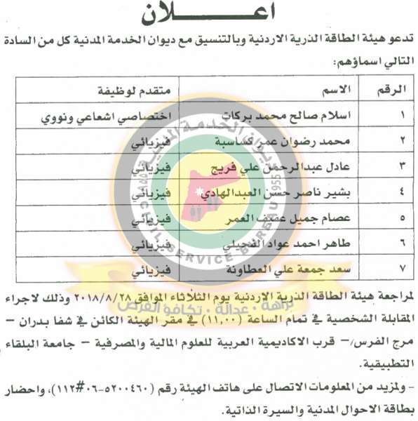 وظائف شاغرة ومدعوون للتعيين في مختلف الوزارات - أسماء