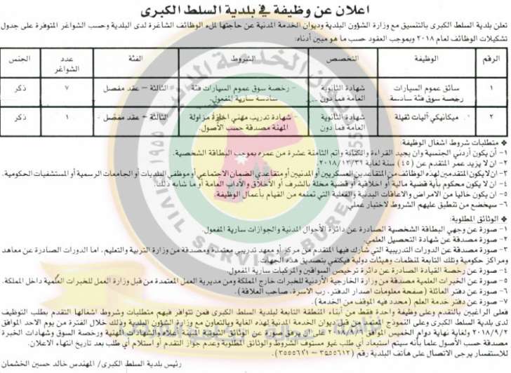 اعلان هام صادر عن ديوان الخدمة المدنية لتعيين موظفين - أسماء