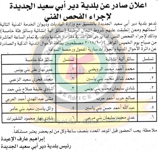 وظائف شاغرة ومدعوون للتعيين في مختلف الوزارات - أسماء