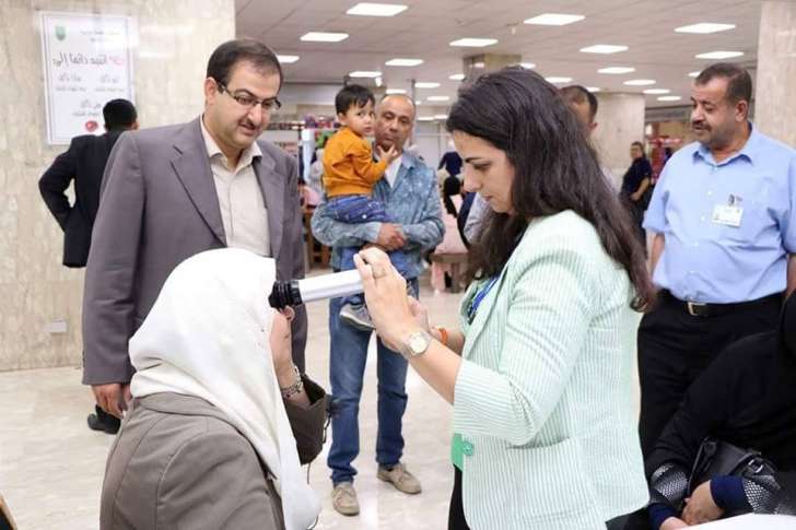 يوم طبي مجاني لفحص شبكيّة العين في مستشفى الجامعة الأردنية