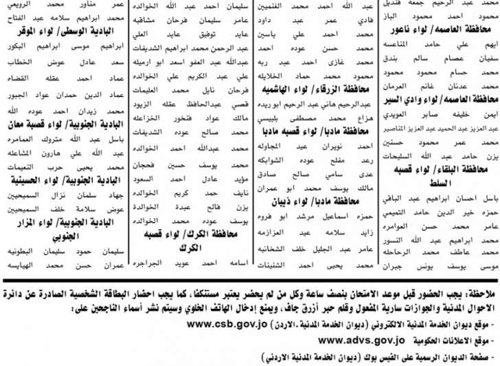 مدعوون لحضور الامتحان الاستباقي لإشغال وظيفة معلم - اسماء