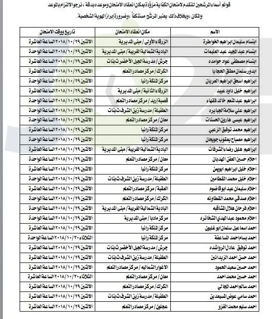 مجمع اللغة العربية يحدد مواعيد امتحان الكفاية للمرشحين للتعيين في وزارة التربية -اسماء