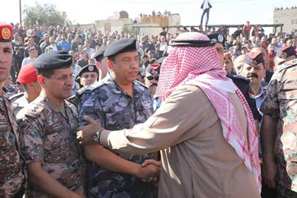 الآلاف يشيعون جثمان الشهيد الجرادات في اربد