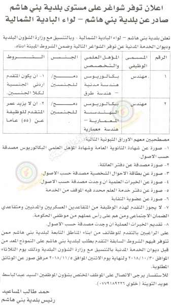 وظائف شاغرة ومدعوون للتعيين في مختلف الوزارات - أسماء