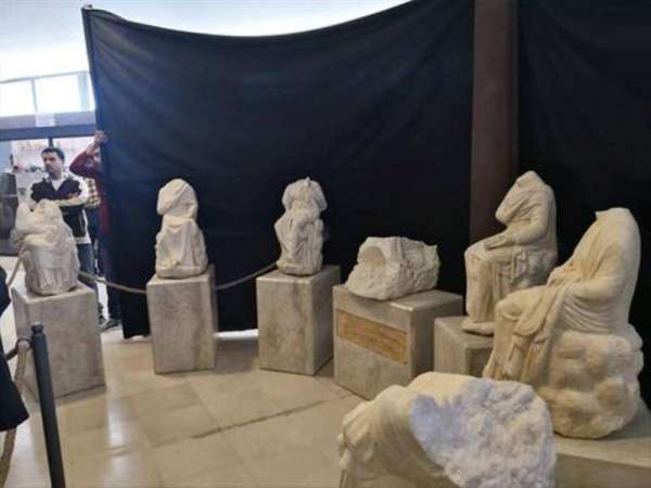 إشهار 14 تمثالا تم اكتشافها في جرش