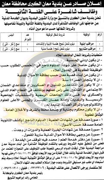 اعلان هام صادر عن ديوان الخدمة المدنية لتعيين موظفين - أسماء