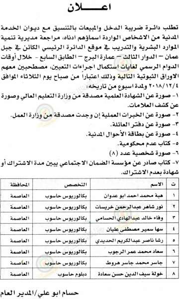 مدعوون للتعيين ووظائف شاغرة في مختلف الوزارات - أسماء