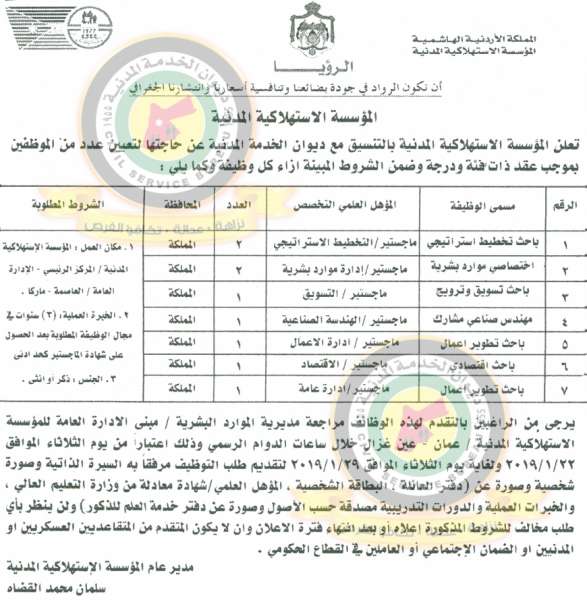 وظائف شاغرة ومدعوون للتعيين في مختلف الوزارات - أسماء