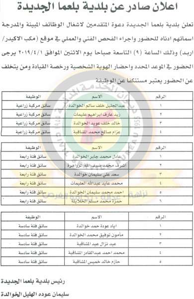 ديوان الخدمة يعلن عن وظائف شاغرة ومدعوون للتعيين في مختلف الوزارات - اسماء