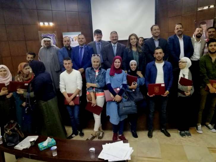 غنيمات ترعى فعاليات الورشة التدريبية التكنولوجیا الآمنة بجامعة عمان الاهلية