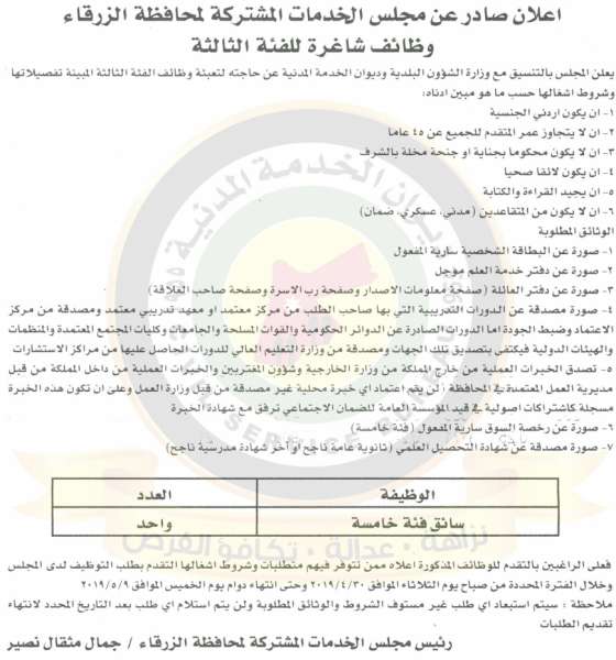 الخدمة المدنية يعلن وظائف شاغرة في مختلف الوزارات - أسماء