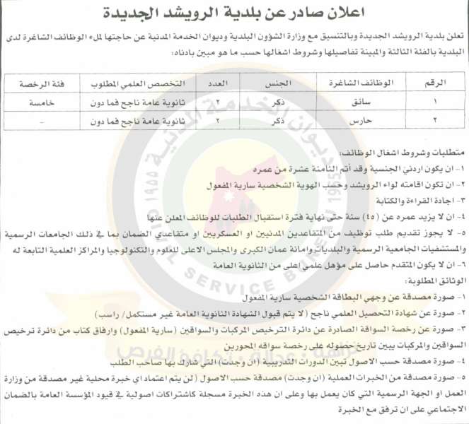 الخدمة المدنية يعلن وظائف شاغرة في مختلف الوزارات - أسماء