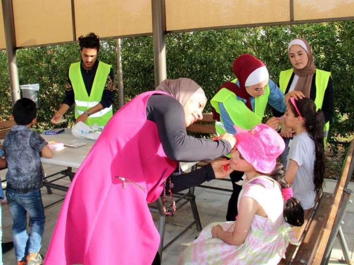 جامعة الشرق الأوسط تحتفي  بأطفال جمعية عندي حلم 