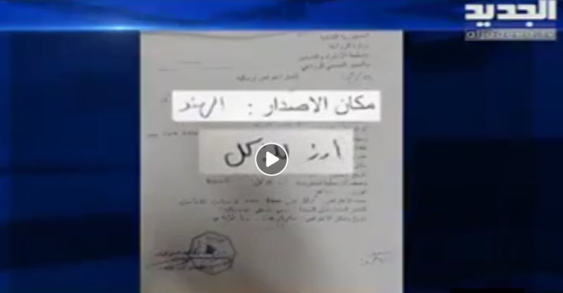 ضجة اعلامية في لبنان بعد السماح بدخول شحنة أرز فاسدة رفضها الأردن  فيديو