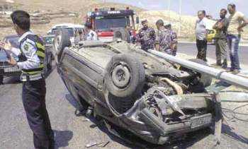 إصابة تسعة أشخاص اثر حادث تدهور في محافظة البلقاء