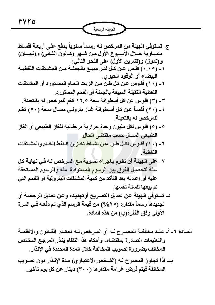 الحكومة تفرض رسوما جديدة مرتفعة على الأنشطة المتعلقة ببيع المحروقات والشوبكي يستهجن - تفاصيل