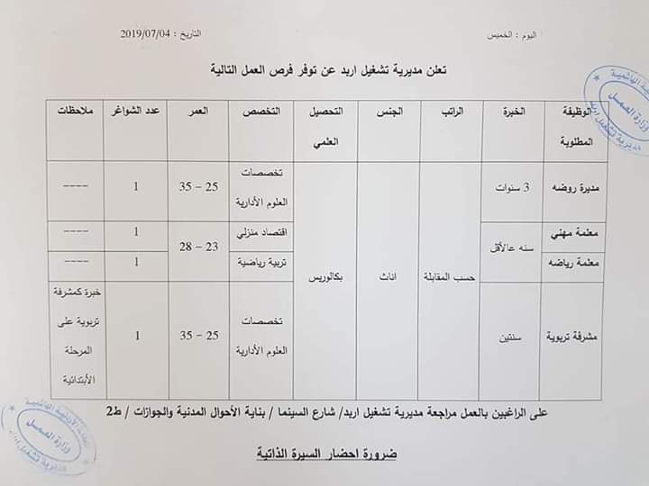 التربية تعلن عن توفر شواغر - تفاصيل