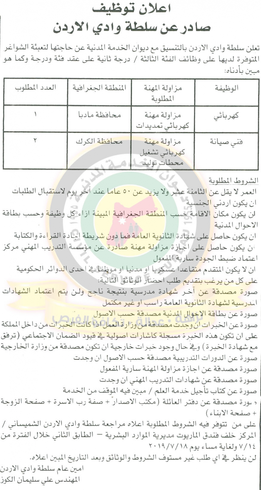 وظائف شاغرة ومدعوون للتعيين في مختلف الوزارات - أسماء