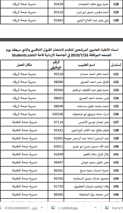 تعميم موعد امتحان القبول لبرنامج الاقامة المنوي - اسماء