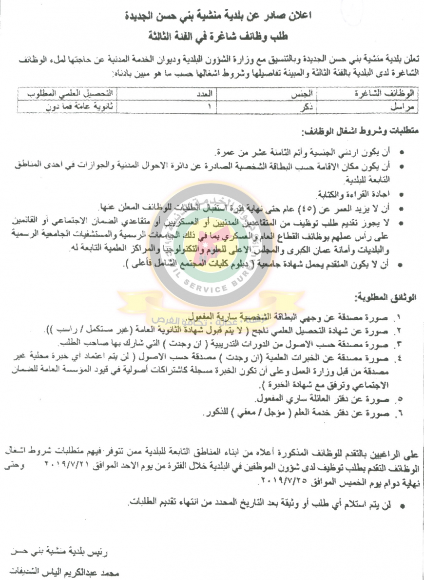  وظائف شاغرة ومدعوون للتعيين في الصحة و مختلف الوزارات - اسماء