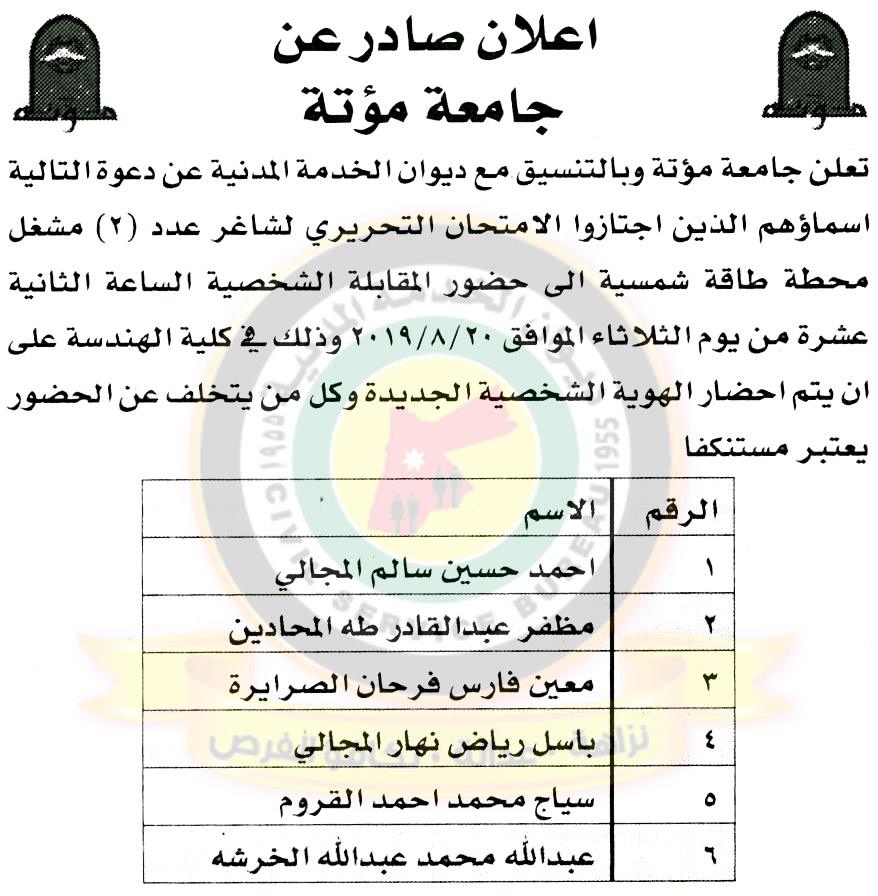 وظائف شاغرة ومدعوون للتعيين في مختلف الوزارات - أسماء