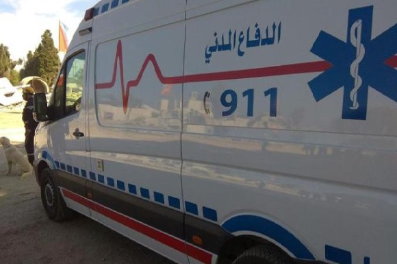 إصابة 17 شخصا اثر حادث تصادم في محافظة جرش