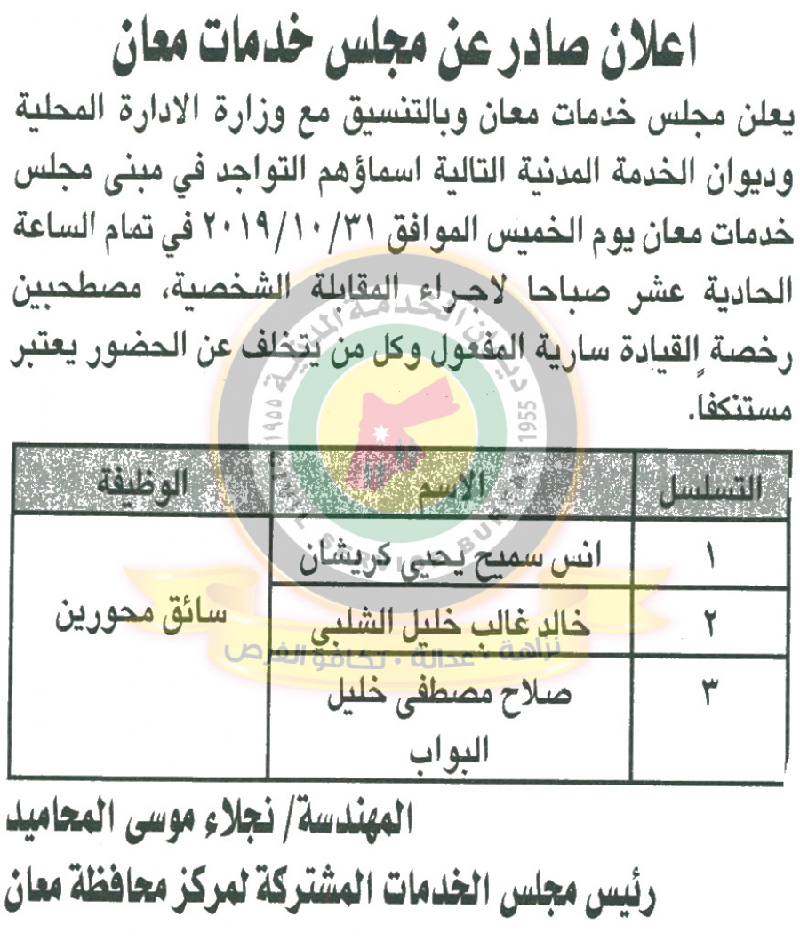 وظائف شاغرة ومدعوون للتعيين في مختلف الوزارات - أسماء