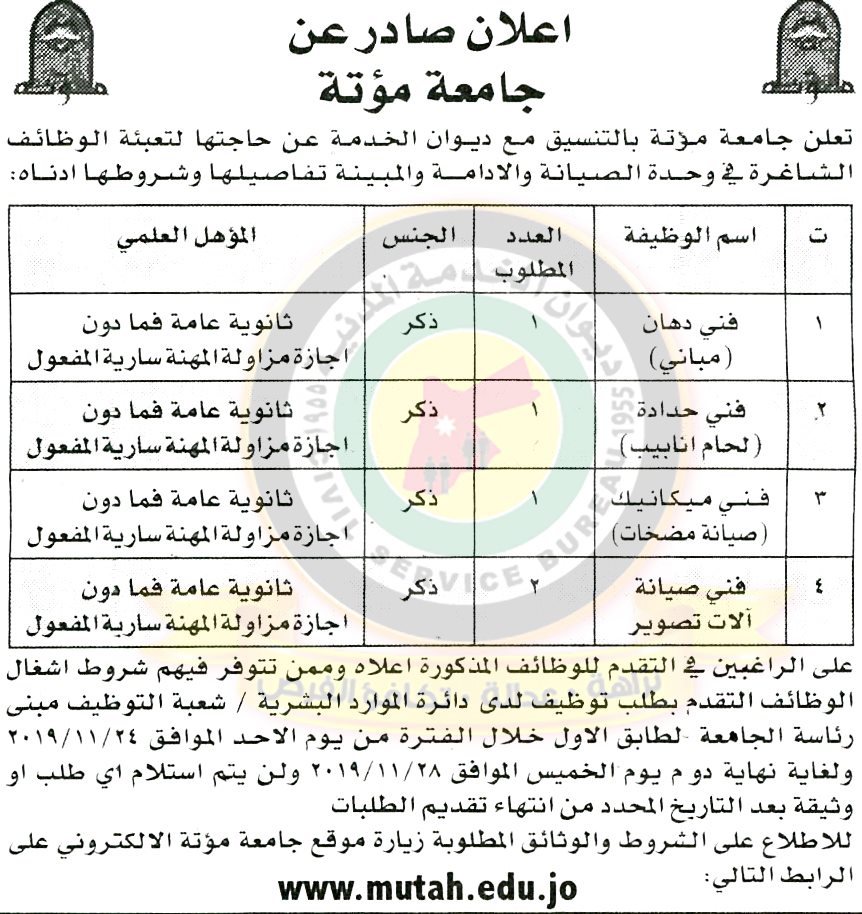 مدعوون للتعيين  ووظائف شاغرة في مختلف الوزارات - أسماء