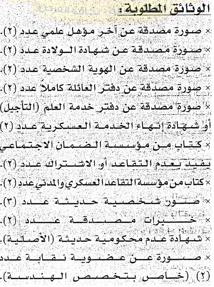 وظائف شاغرة ومدعوون للتعيين في مختلف الوزارات - أسماء