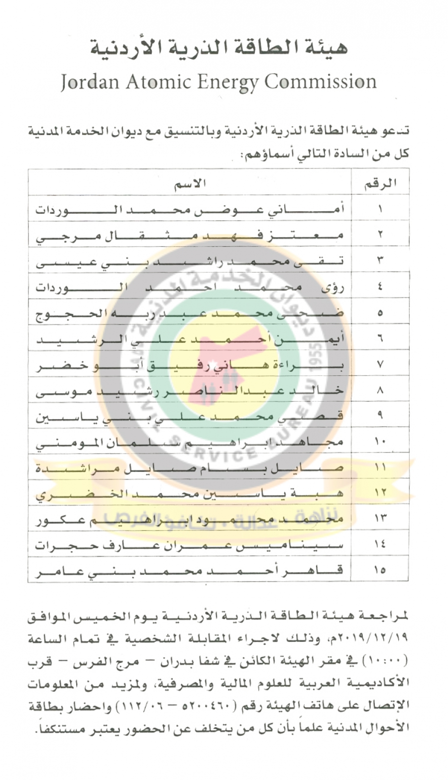 وظائف شاغرة ومدعوون للتعيين في التربية ومختلف الوزارات - أسماء