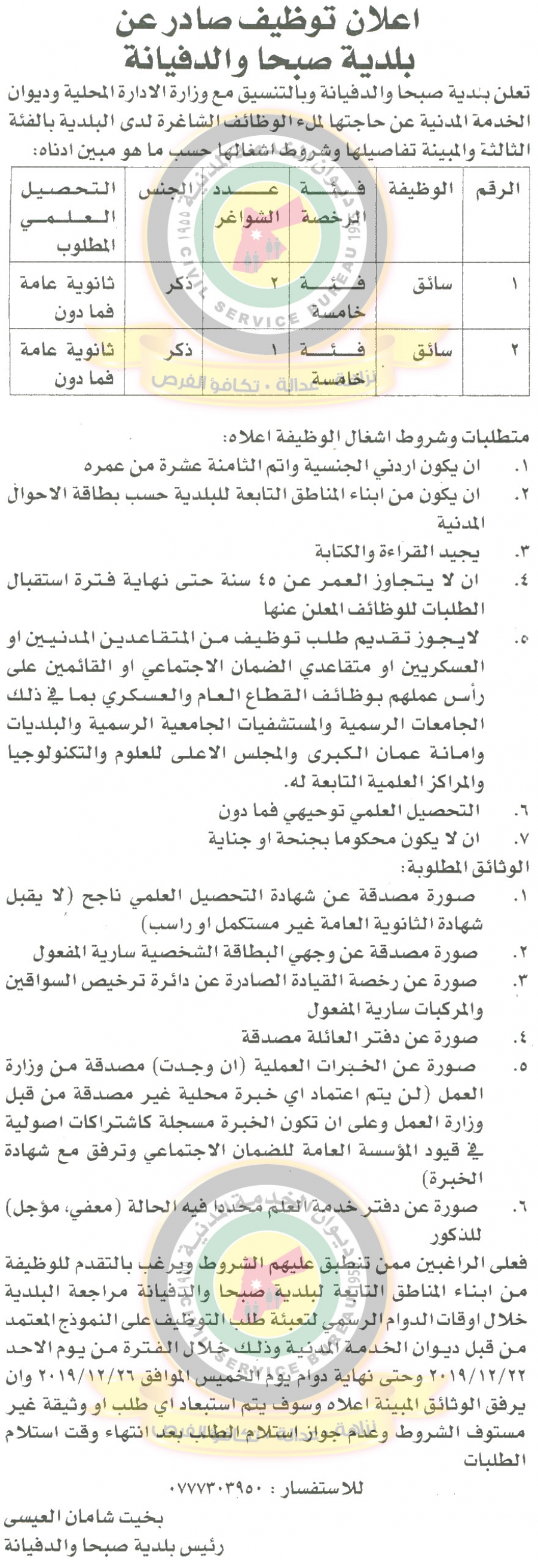 وظائف شاغرة ومدعوون للتعيين في مختلف الوزارات - أسماء