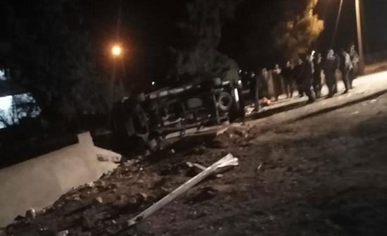 وفاة شخص إثر حادث تدهور في محافظة معان