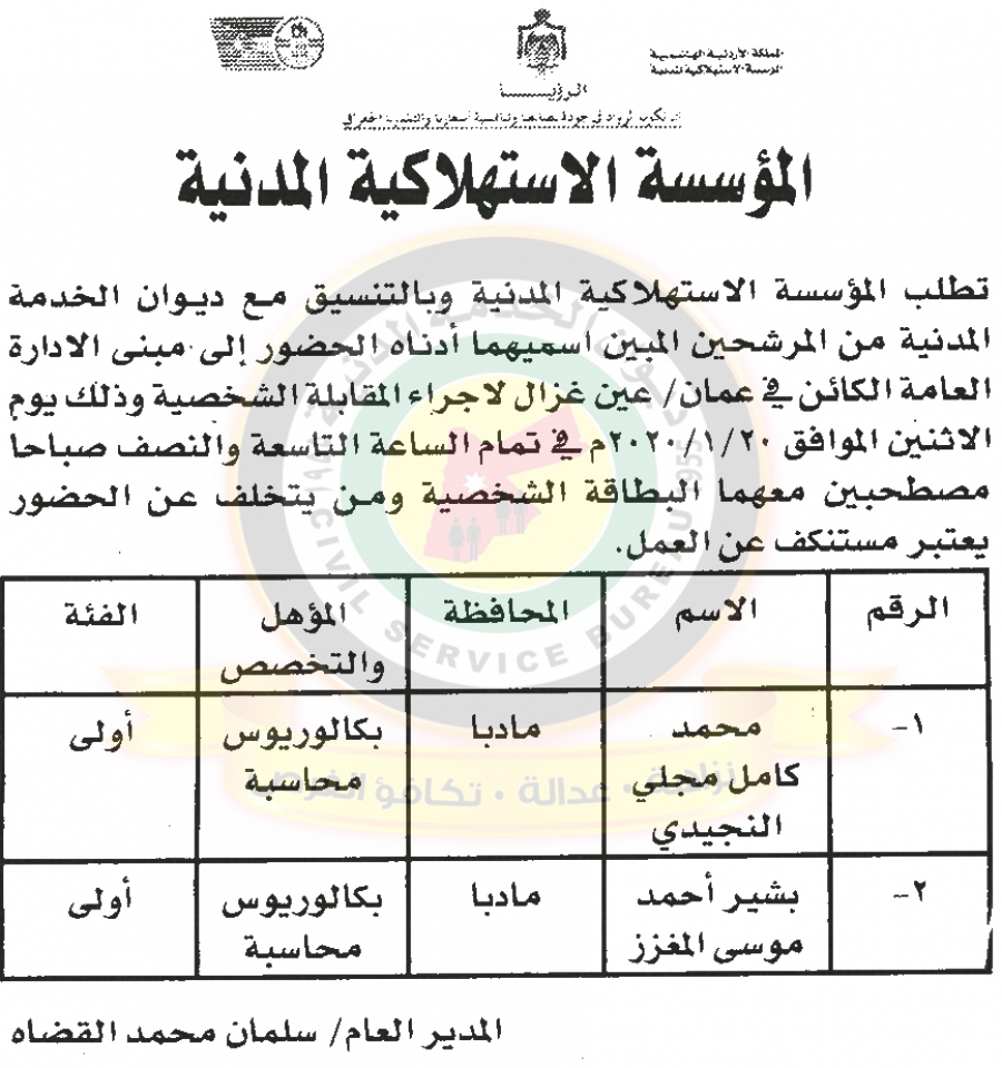 وظائف شاغرة ومدعوون للتعيين في مختلف الوزارات - أسماء